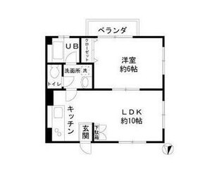 月岡マンションの物件間取画像